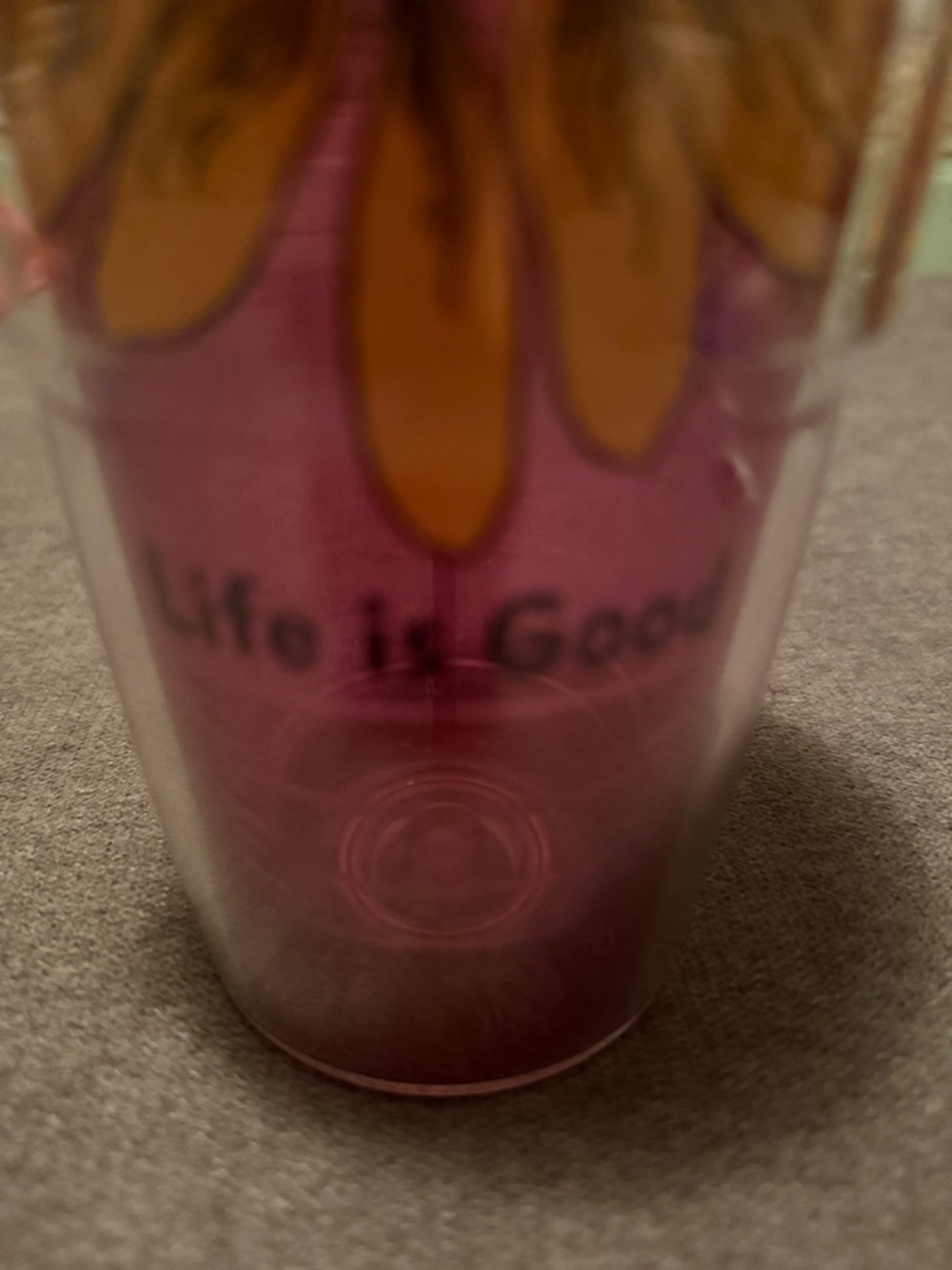 Life is good Sunflower Travel Tumbler - Picture 2 of 7